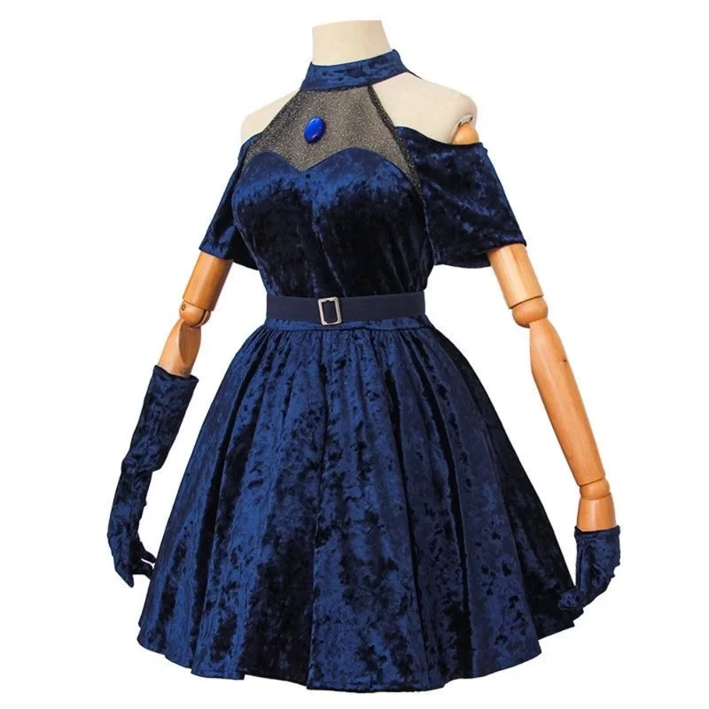 Костюм для косплея Mizi 2026,  – обзор и цена Anime Cosplay Blue Hair